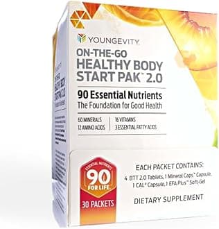 Youngevity On-the-go Healthy Body Start Pak 2.0 (30 packets), Packaging May Vary