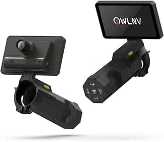 Night Vision Scope for Rifle with 5" IPS Screen, 1080P Digital Night Vision Monocular with WiFi & 850nm IR Illuminator, Infrared Scope Camera for Day and Night Hunting, Wildlife Observation