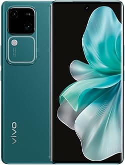 vivo V30 5G (Noble Black, 12GB+12GB RAM, 256GB) | Slimmest 3D Curved 1.5K AMOLED 120Hz Display | 50MP AF Group Selfie | Aura Light OIS