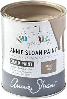 Chalk Paint® (French Linen, 1 Litre/33.8 Fl Oz) a unique decorative paint for furniture, cabinets and home décor with no sanding or priming