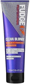 Professional Original Clean Blonde Shampoo, Purple Toning for Blonde Hair, 250 ml