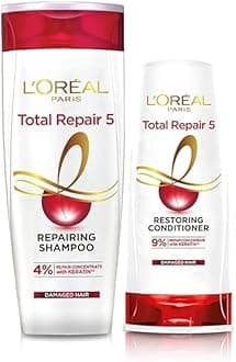 Total Repair 5 Shampoo, 360ml (With 10% Extra) And L'Oreal Paris Total Repair 5 Conditioner, 175ml (With 10% Extra)