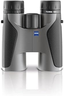 Terra ED Binoculars 8x42 Waterproof, and Fast Focusing with Coated Glass for Optimal Clarity in All Weather Conditions for Bird Watching, Hunting, Sightseeing, Grey