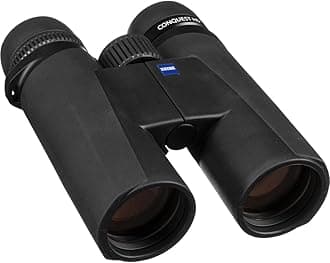 Conquest HD Binoculars Waterproof, Compact with LotuTec T HD Coated Glass for Optimal Clarity in All Weather Conditions for Bird Watching, Hunting, Sightseeing, Black