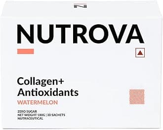 Collagen+ Antioxidants | Marine Collagen Supplements Powder for Men & Women | Improves Skin Hydration, Reduces Damage | Skin, Hair & Nails | Zero Sugar - Watermelon | 30 Servings