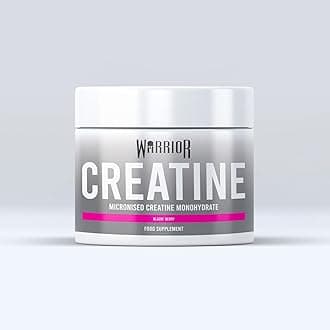 WarriorCreatine Powder – 200g – Micronised – 100% Pure Creatine Monohydrate – Performance & Recovery (Blazin' Berry)