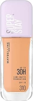 New York Super Stay Lumi Matte Liquid Foundation, 30 HR Long Lasting yet Lightweight, 310, 35ml