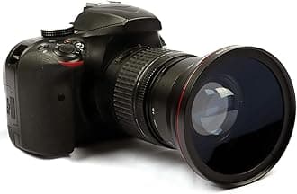 Lightdow 55MM 0.43x Add-on HD Lens High Defination Wide Angle + Macro Part for Sony A7 A7R A7S A7II A7RII A7SII A9 A7RIII A7III A5000 A5100 A6000 A6300 A6400 A6500 A6600 (φ55mm)