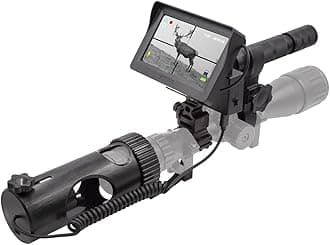 DIY 720p Digital Video Recording Hunting Night Vision Rifle Scope Monocular Camera VCR with LCD Display, 850nm Infrared IR Flashlight for Tactical Hunting (MicroSD Card & Battery NOT Included)