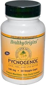 Healthy Origins Pycnogenol - 100 mg - 30 Vegetarian Capsules