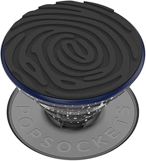 PopSockets: PopGrip - Extendable Base and Handle with Interchangeable Top for Smartphones and Tablets - Imprint Black