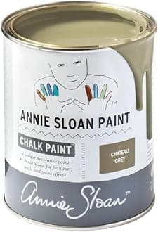 Chalk Paint® (Chateau Grey, 1 Litre/33.8 Fl Oz) a unique decorative paint for furniture, cabinets and home décor with no sanding or priming