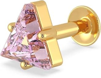 Malabar Gold & Diamonds Yellow Gold Nose Pin for Women 22 k | 22k BIS Hallmark (916) Nose Stud for Women and Girls with Piercing