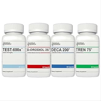 Mass Stack - Test-600x, D-drodiol 25, Deca 200, Tren 75-1 Month Supply