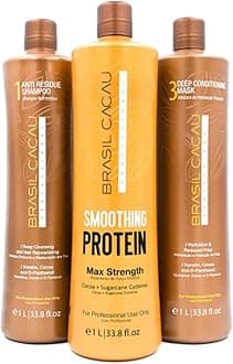 Smoothing Protein Set with Anti-Residue Shampoo, Smoothing Protein, and Deep Conditioning Mask 1000ml each