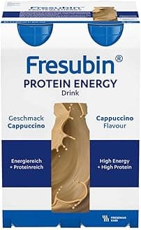 Fresenius Kabi FRESUBIN Protein Energy Drink Cappucc. Bottle, 4 x 200 ml Pack of 1 x 1 Kg