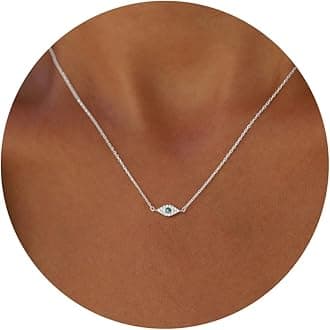 Gold Necklace for Women-14k Gold Plated Infinity Necklace Star Of David Necklace Evil Eye Cross Pendants Heart Dainty Gold Necklace For Women