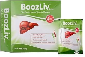 - 60 Days Pack, Liver Detox Syrup, Fatty Liver Syrup, Herbal Supplement, For Men and Women, Alcoholic Liver Cleanse Tonic – 10ml Pouch x 120 - Twice daily after food