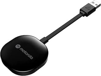 Motorola MA1 Wireless Android Car Adapter - Instant Connection from Smartphone to Car Screen with Easy Setup - Direct Plug-in USB Adapter - Secure Gel Pad Included
