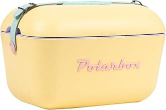 Portable Fridge – Mini Fridge 12L, Beach Cooler, Small Portable Refrigerator, Vintage Fridge, Adjustable Handle, Polarbox Cooler, Cork Cooler, Picnic, Mini Portable Fridge, Camping Fridge