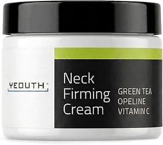 YEOUTH Neck Cream with Vitamin C, Skin Firming Moisturizer for Women and Men, Face and Neck Firming Cream Targets Double Chin, Décolletage, and Chest 4oz