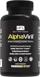 AlphaViril by Dr. Sam Robbins | 25+ Year Proven Formula | Test Booster + Youthful Hormone Balancer | Healthy Libido - Bigger Muscles - Less Belly Fat - Look & Feel Younger