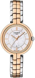 Analogue Classic Silver Strap Women's Wrist Watches - T094.210.22.111.00