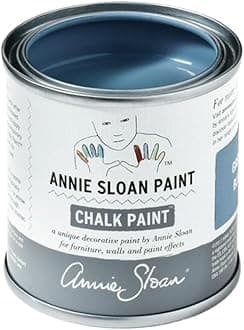 Chalk Paint® (Greek Blue, 120 ml/4.06 Fl Oz) a unique decorative paint for furniture, cabinets and home décor with no sanding or priming