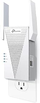 TP-Link RE615X AX1800 WiFi 6 Range Extender w/Ethernet Port | 1.8G Dual-Band Wireless Repeater Amplifier | Up to 2100 Sq. Ft., 64 Devices | Internet Signal Booster | APP Setup | EasyMesh Compatible