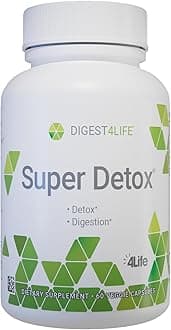 Super Detox, Dietary Supplement, Supports Detoxification and Liver Function with Artichoke, Calcium D-Glucarate and Milk Thistle - 60 Capsules