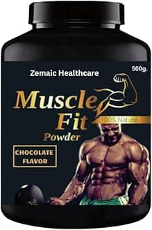 Muscle Fit, Weight Gainer, Protein Supplement, Flavor chocolate, Pack of 1