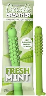Chewable Breather Quit Smoking Inhaler Fresh Mint Flavor – Nicotine-Free Alternative, Stop Smoking Aid & Quit Vaping Tool, Smokeless Inhaler for Relaxation, Oral Fixation & Craving Relief