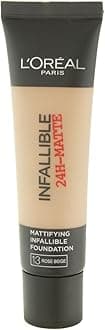 2 x L'Oreal Paris Infallible 24H Matte Foundation 35ml - 13 Rose Beige