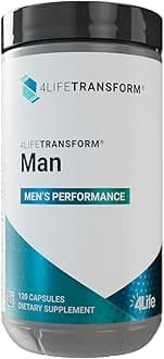 4Life Transform Man - Men's Vitality Supplement for Stamina & Well-Being - L-Citrulline, Vitamin D3 & Korean Ginseng - 120 Vegetable-Derived Capsules