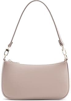 NIUEIMEE ZHOU Shoulder Bag for Women Retro Vegan Leather Classic Clutch Tote HandBags Purses with Zipper Closure