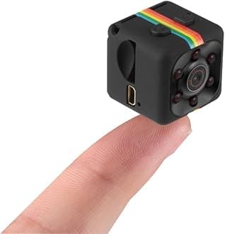 SQ11 Mini Camera HD Camcorder Night Vision 1080P Mini DV Voice Video Recorder Black