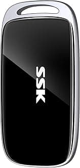 SSK 8TB SSD External Hard Drive, Portable SSD Drive up to 2000 MB/s, USB 3.2 Gen2X2 External Solid State Drives for iPhone 15/16 PRO、Mac、Phone OTG、Laptops with LED Indicator
