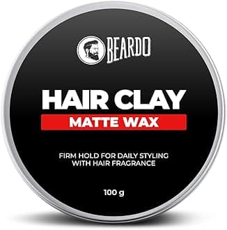 Hair Clay Wax for Men, 100 gm | Hair Clay for men | Styling Wax | Volumizing | Strong Hold | Restylable |Matte Finish | Easy to Wash Off | Texture Clay for Men