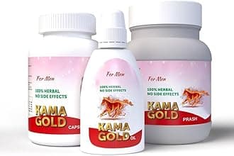 Sogo Kama Gold Capsules, Oil & Prash For Men