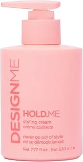 Design.Me HOLD.ME Styling Cream | Hair Smoothing Cream for Blowouts & Sleek Looks | Hydrating, Tames Frizz & Flyaways, Adds Shine & Smooths | Soft Hold | Air Dry or Blow Dry for All Hair Types