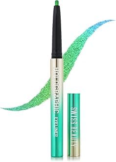 SWISS BEAUTY Holographic Shimmery Pencil Eyeliner – Waterproof, Smudge-Proof & Long-Lasting Creamy Formula with Multichrome Effect, Easy Glide, Shade: Coloured Earth, 0.2 g