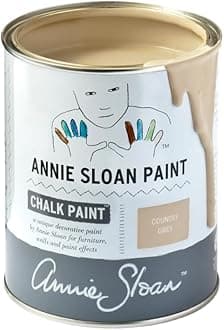 Annie Sloan Chalk Paint® (Country Grey, 1 Litre/33.8 Fl Oz) a unique decorative paint for furniture, cabinets and home décor with no sanding or priming