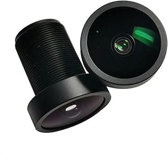 Fielect 12mm CCTV Camera Lens 5MP Pixels 1/3" Security Camera Len for CCTV IP Camera Panoramic M12,1Pcs