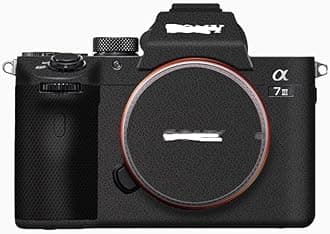 Camera Decal Skin for Sony A7M3 3M Material Sticker Waterproof Camera ProtectorLeather Black