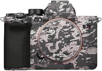 Anti-Scratch Camera Cover Skin Sticker for Sony Alpha A7RV A7R5 A7RM5 Protector Vinyl Film Skin Protective Decoration (Field Camouflage)