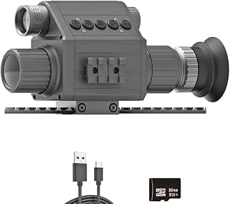 M5 Digital 1080P Day & Night Vision Rifle Scope Hunting Monocular Camera with 850 or 940nm IR (M5-50-IR940-GP)