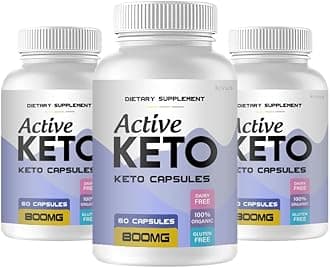 kivus Active Keto - Active Keto Capsules (3 Pack, 180 Capsules)