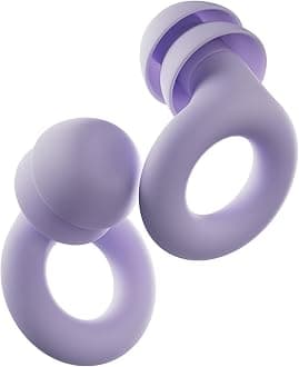 LoopQuiet 2 Plus Ear Plugs with Double Tips – Ultra-Comfy Reusable Earplugs For Sleep, Focus, Travel, Noise Sensitivity | Flexible Protection | 24 dB (SNR) Noise Reduction + 3 dB with Double Tips