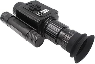 Day Night Vision Scope Digital Monocular Riflescope, 1080p HD, 5X Digital Zoom, Shock Resistant, with Picatinny Mount, Perfect for Hunting and Wildlife Observation (Without Battery)