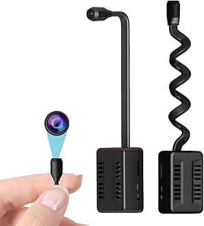HD 1080P X7 Mini Portable Micro Camera Camera Surveillance Camera with Small Adjustable Snake Lens Hidden Camera for Home, Office